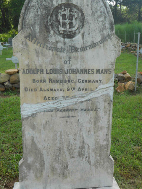 MANS Adolph Louis Johannes