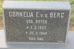 BERG Cornelia E., v.d. nee BOTES 1922-1954
