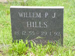 HILLS Willem P.J. 1955-1992