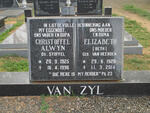ZYL Christoffel Alwyn, van 1925-1996 & Elizabeth VAN HEERDEN 1929-2014