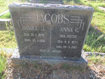 JACOBS Daniel J. 1875-1956 & Anna C. KOTZE 1877-1957
