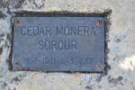 SOROUR Cedar Monera 1931-2006