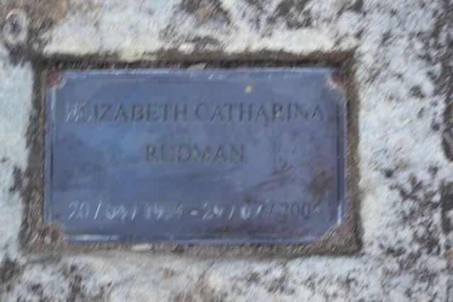 RUDMAN Elizabeth Catharina 19??-200?