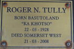 TULLY Roger N. 1928-2008