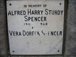 SPENCER Alfred Harry Sturdy 1901-1968 & Vera Doreen 1906-1972