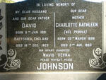 JOHNSON David 1881-1925 & Charlotte Kathleen PEDDLE 1886-1983 :: JOHNSON Mavis Verna