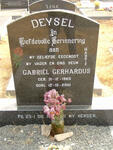 DEYSEL Gabriël Gerhardus 1960-2001