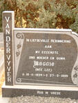 VYVER Maggie, van der nee LEE 1934-1995
