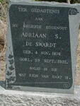 SWARDT Adriaan S., de 1876-1951