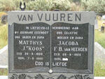 VUUREN Matthys J., van 1928-1980 & Jacoba F.B. VAN HEERDEN 1926-
