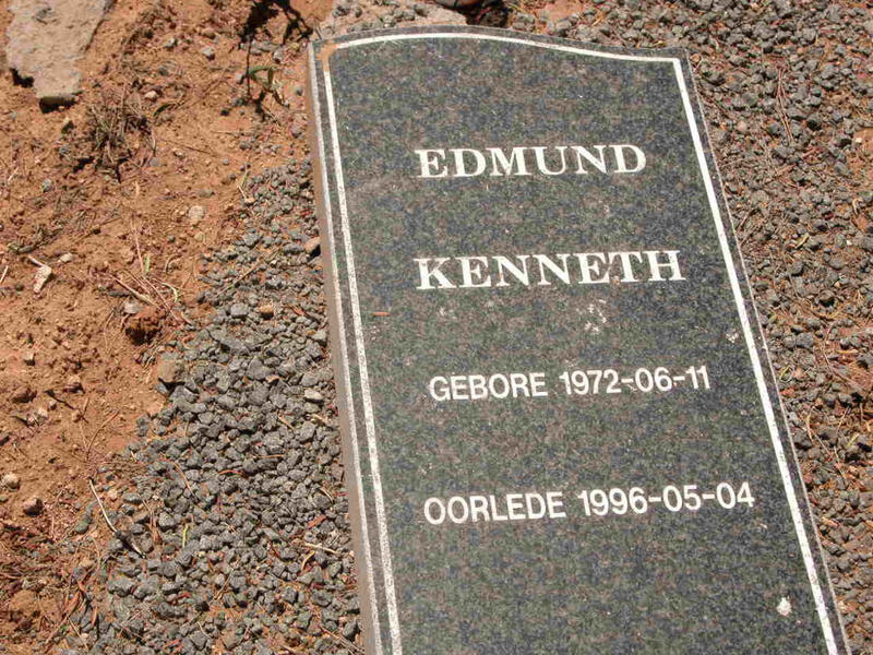 KENNETH Edmund 1972-1996