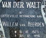 WALT Willem van Heerden, van der 1923-1996