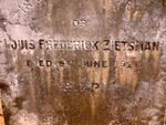 ZIETSMAN Louis Frederick -1921