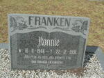 FRANKEN Ronnie 1946-1991