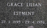 ESTMENT Grace Lilian 1895-1976