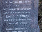 DIAMOND Louis -1918