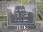 COOKE Adam Proudfoot 1899-1985