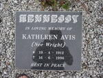 HENNESSY Kathleen Avis nee WRIGHT 1912-1996