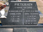PIETERSEN Gideon Joseph 1925-2006 & Anna Susanna 1931-1982