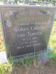 TONDER Marian Christian, van 1898-1978