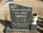 SIBEKO Josiah Mvuleni Meli Simon 1957-1999