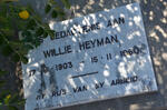 HEYMAN Willie 1903-1960