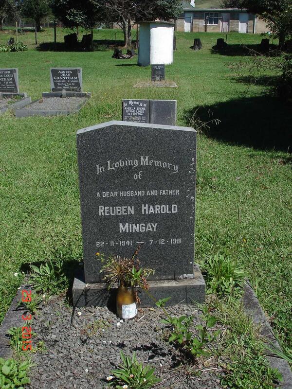 MINGAY Reuben Harold 1941-1981