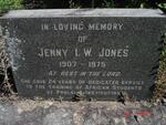 JONES Jenny I.W. 1907-1975