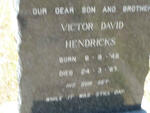 HENDRICKS Victor David 1945-1967