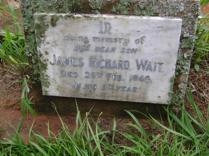 WAIT James Richard -1940