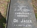 JAGER Christiaan Hendrik, de 1904-1982