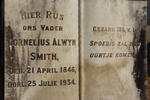 SMITH Cornelius Alwyn 1846-1934