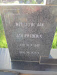 DYK Jan Frederik, van 1902-1975 & Aletta Maria BOSMAN 1909- :: VAN DYK Willem Lodewikus 1935-1976