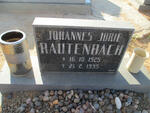 RAUTENBACH Johannes Jurie 1925-1995 :: RAUTENBACH James Jackson 1959-2010