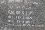 ? Andries I.M. 1872-1964 & Martha M. BOUWER 1879-1973