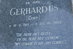 HEERDEN Gerhardus, van 1921-1992 & Maria M.J. 1926-1990