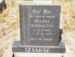 IZAAKSE Wilhelm Jacobus Johannes 1872-1953 & Helena Antonetta 1889-1970