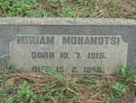 MANAMOTSI Miriam 1915-1956