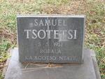 TSOTETSI Samuel -1952