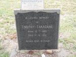 TSAAGANE Timothy 1888-1952