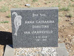JAARSVELD Anna Catharina Dorotina, van 1943-1961