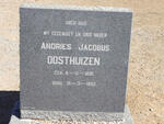 OOSTHUIZEN Andries Jacobus 1891-1952