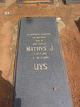 UYS Mathys J. 1903-1990