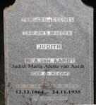 AARDT Judith M.A., van nee DE KLERK 1864-1935