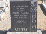OTTO Johann Frederick 1868-1961