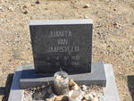 JAARSVELD Juanita, van 1979-1986