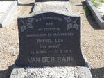 BANK Rachel Lea, van der nee MAREE 1924-1971