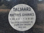 TALJAARD Matthys Johannes 1928-2010