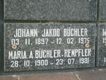 BÜCHLER Johann Jakob 1897-1975 & Maria A. REMPFLER 1900-1981