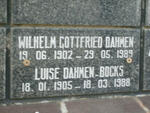 DAHMEN Wihelm Gottfried 1902-1989 & Luise BOCKS 1905-1988